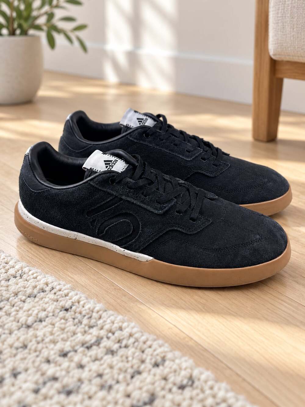 Adidas Five Ten Sleuth Men’s 12 Black Gum Flat Pedal Mountain Bike Shoes